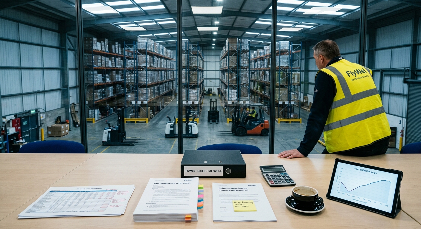 RaaS, TCO und der AGV/AMR-Hybrid: Fünf britische Beschaffungshebel diese Woche und warum die Investitionsübersicht für 2026 die falsche Übersicht ist.